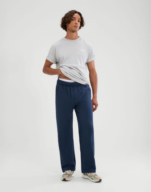 ellesse Acciano t-shirt in light grey marl, 3 of 4