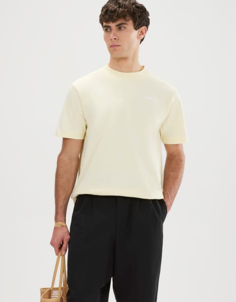 ellesse Acciano t-shirt in light yellow - view 1