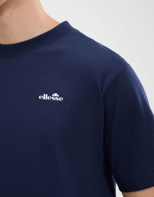 ellesse Acciano t-shirt in navy, 3 of 4
