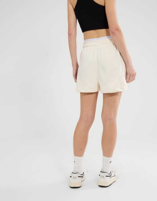 ellesse Altilia short in off white, 4 of 4