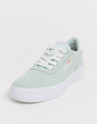 ellesse nyc trainers in triple white