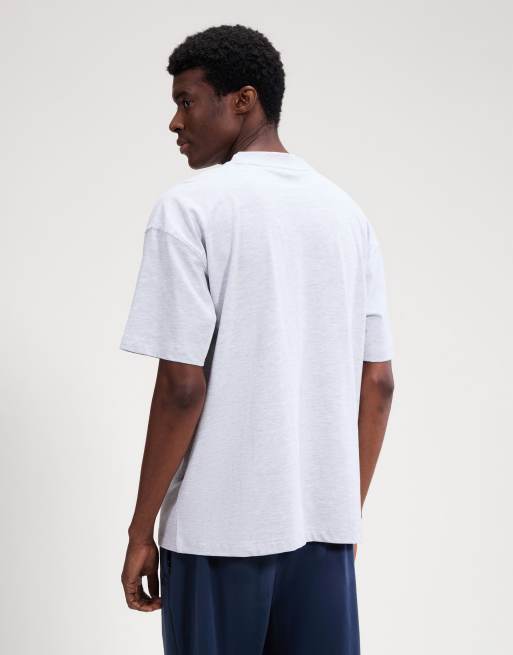 ellesse Alunni tee in light grey marl, 2 of 4