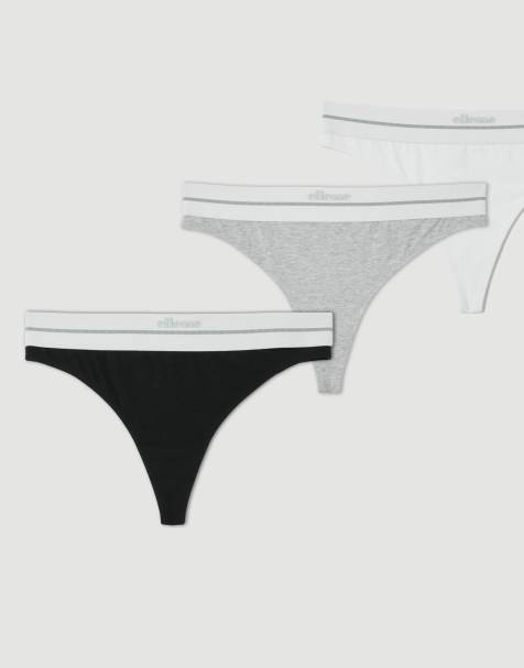 ellesse Andtretta thong 3 pack in multi - view 1