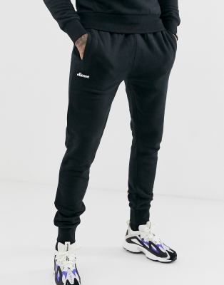 ellesse Aro joggers with multi logo in black