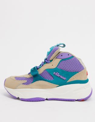 ELLESSE AURANO COLORBLOCK SNEAKERS-MULTI AURANO MID TEXT AF L