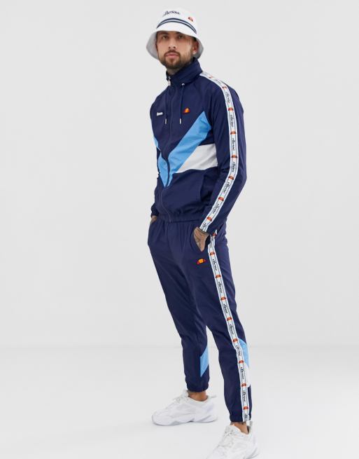 ellesse Avico Joggers avec bande Bleu marine ensemble