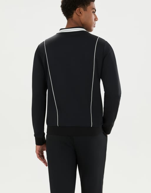 ellesse Avino track top in black, 4 of 5
