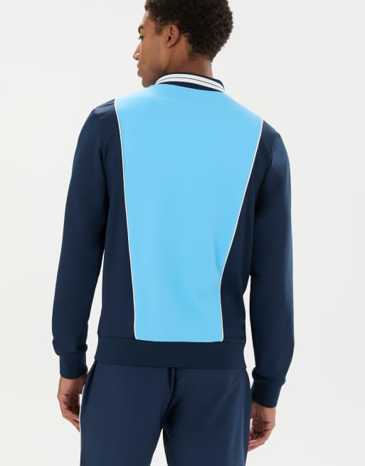 ellesse Avino track top in blue/navy, 4 of 5