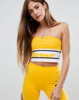 Ellesse Bandeau Top With Logo Front And 