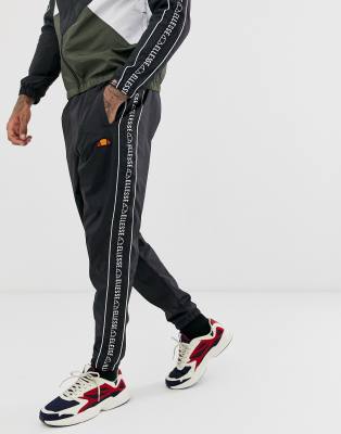 ellesse Bandino track pants with taping 