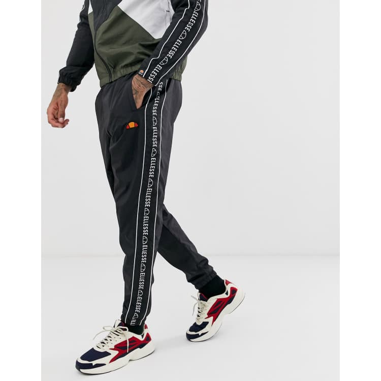 Ellesse tape hot sale fleece pants