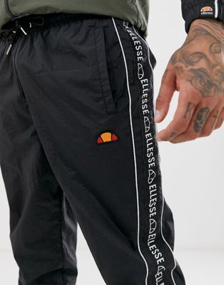 ellesse Bandino track pants with taping 