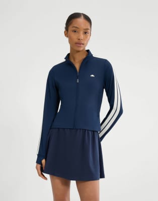 Ellesse Banff Long Sleeve Track Top In Blue