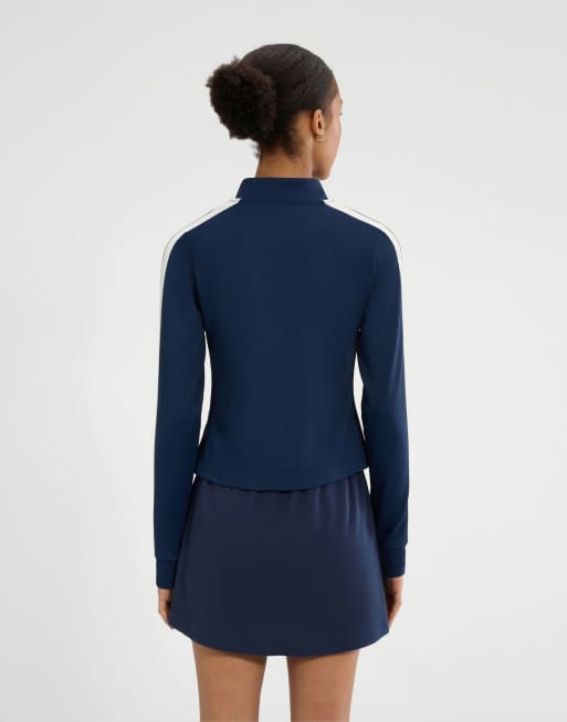 ellesse Banff long sleeve track top in navy, 2 of 4