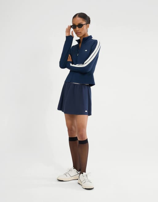 ellesse Banff long sleeve track top in navy, 4 of 4