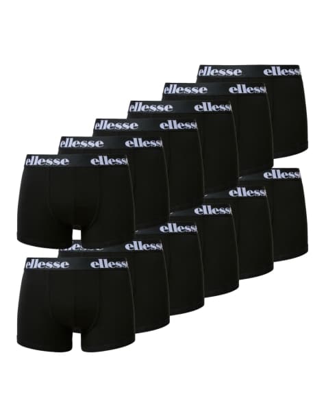 ellesse Barla trunks (12 pack) in black - view 1