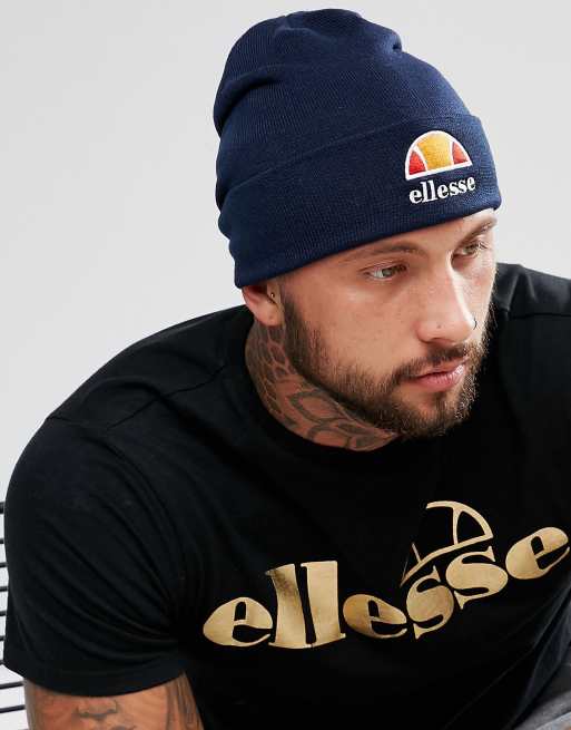 In Ellesse Logo Beanie With ASOS Navy Large |