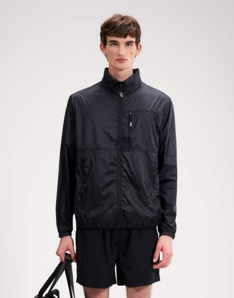 ellesse Berg windrunner in black - view 1