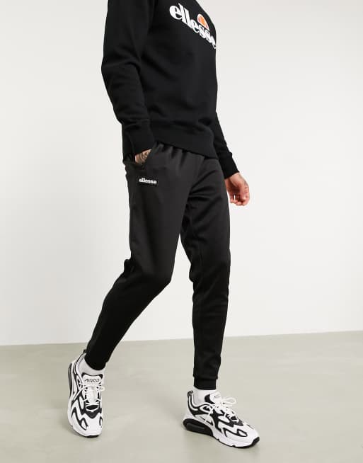 Ellesse black 2025 track pants