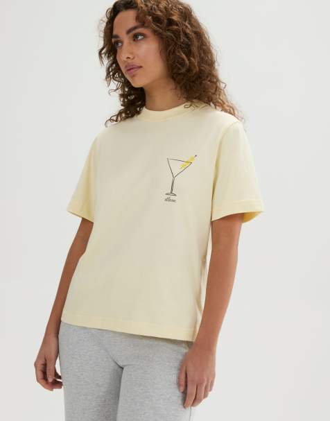 ellesse Bevande tee in light yellow - view 1