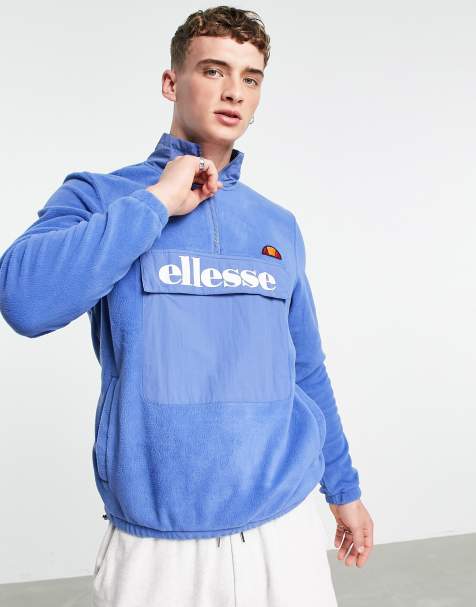 ellesse - Blå fleece med kvart lynlås - view 1