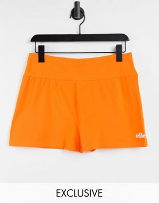 Ellesse booty shorts in orange - ASOS Price Checker