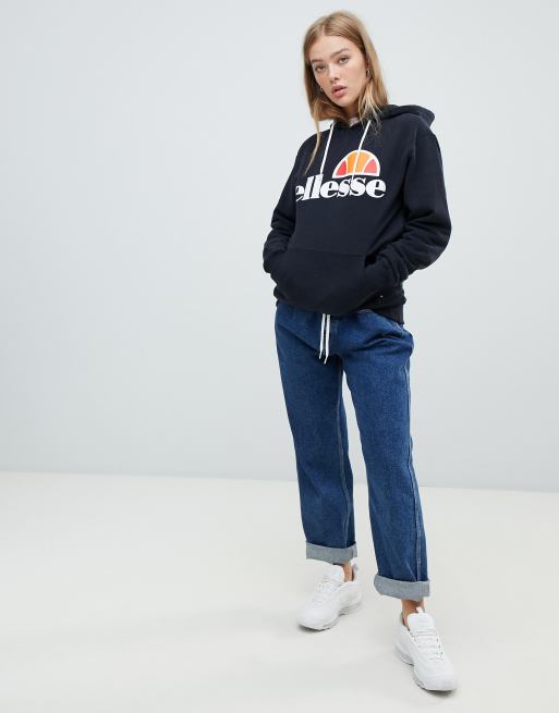 Ellesse boyfriend hoodie with chest logo ASOS