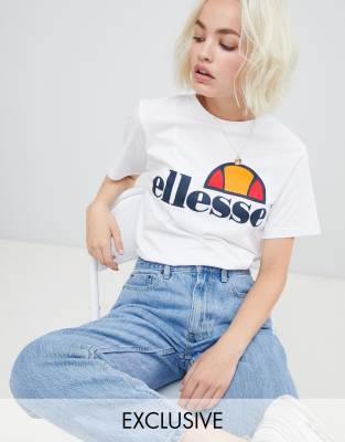 Ellesse boyfriend t-shirt with chest 