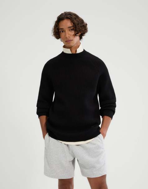 ellesse Bruciate knitted jumper in black