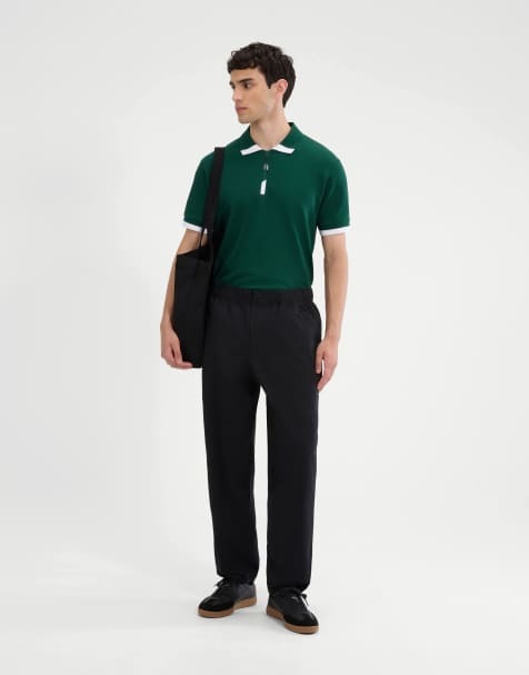 ellesse Cagola straight fit trouser in black - view 1
