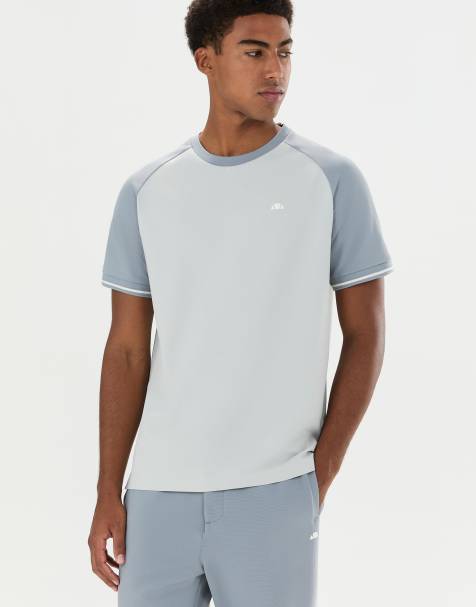 ellesse Caldona tee in light grey - view 1