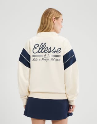 Ellesse Calgary Sweatshirt In White