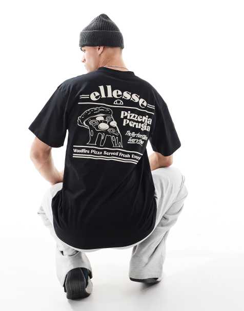 ellesse – Canoci – T-Shirt in Schwarz - view 1