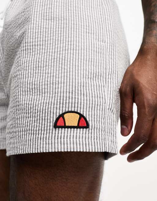 ellesse - Carali - Zwemshort van seersuckerstof in grijs , 4 van 4