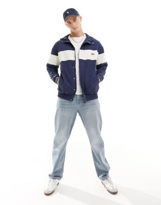 ellesse Ellesse Carpa full zip hoodie in navy