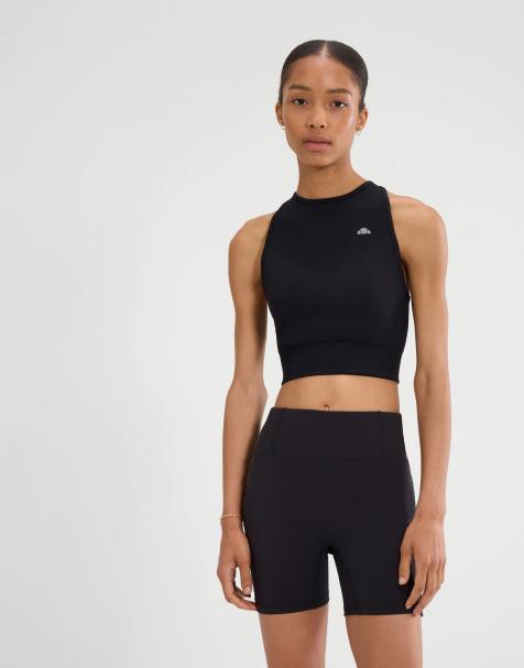 ellesse Cascades sports top in black - view 1