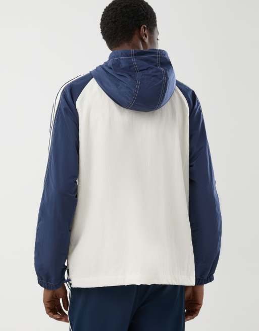 ellesse Casillo jacket in ecru/navy, 2 of 4