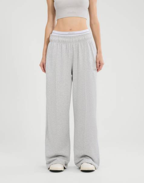 ellesse Casoli jog pant in light grey marl - view 1