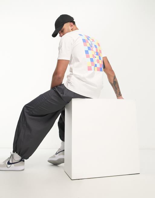 ellesse – Chello – Biały T-shirt z kolorowym nadrukiem na plecach, 3 z 4