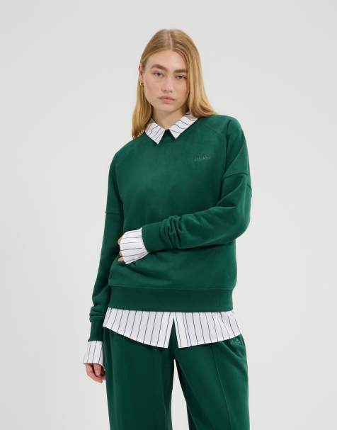 ellesse Chieuti sweatshirt in dark green - view 1