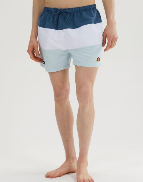 ellesse Cielo swim shorts in blue/white/light blue - view 1