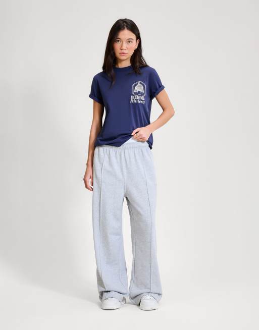 ellesse Citronello tee in dark blue/off white, 3 of 4