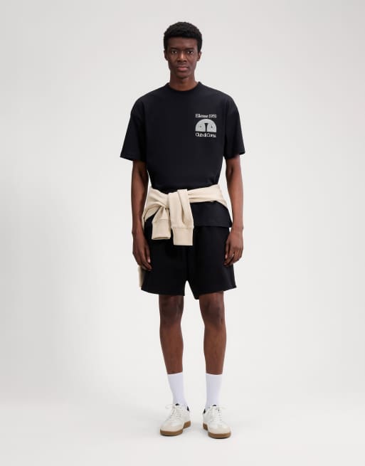 ellesse Club di corsa tee in black, 4 of 4
