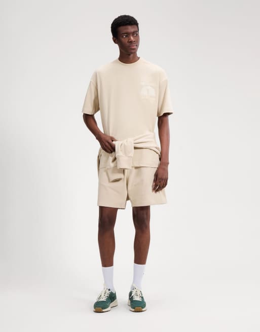 ellesse Club di corsa tee in stone, 4 of 4