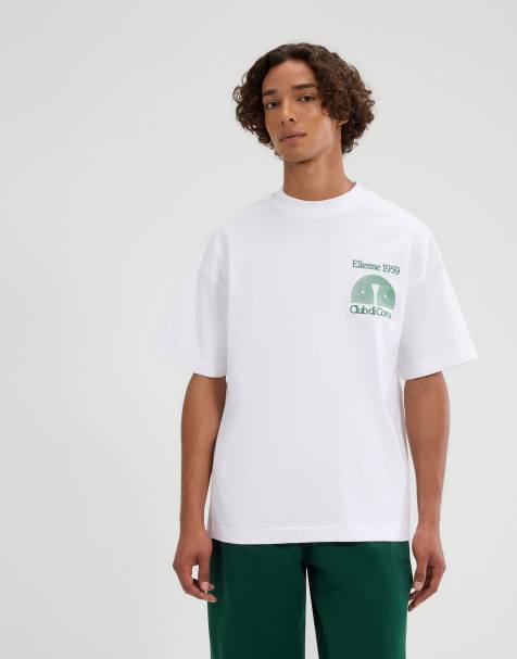 ellesse Club di corsa tee in white