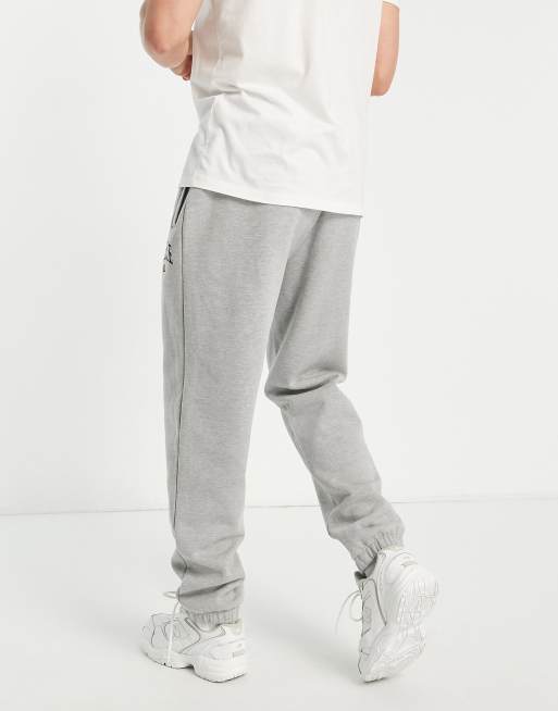 ellesse collegiate joggers with logo in grey