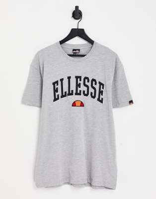 collegiate T-shirt in gray
