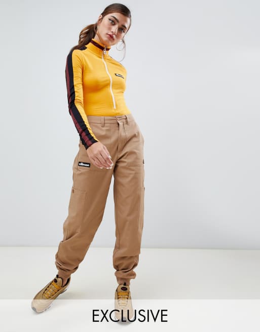 Ellesse combat pants with pockets and side logo