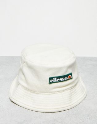Ellesse community club unisex bucket hat in off white - ASOS Price Checker