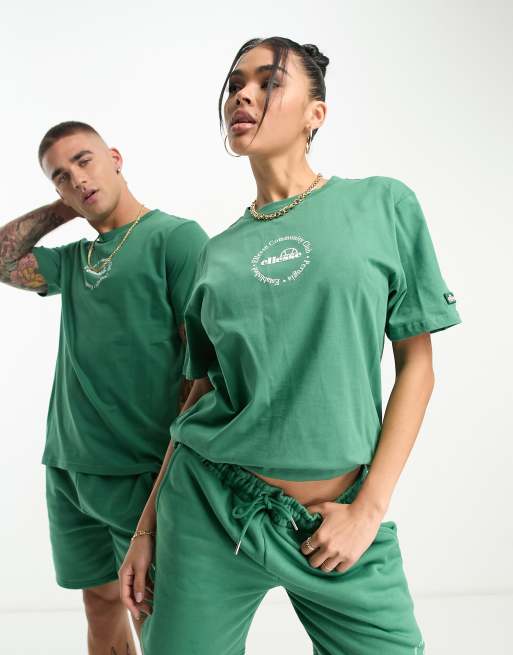 ellesse - Community Club - T-shirt unisex oversize verde